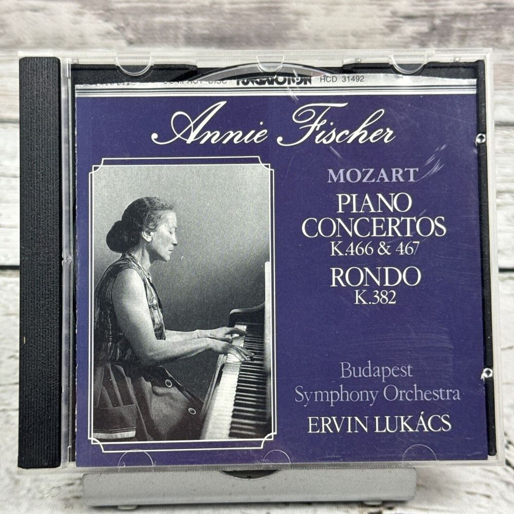 Annie Fischer Mozart Piano Concertos K.466 & 467 Rondo K.382 [1991 CD] Hungaroto